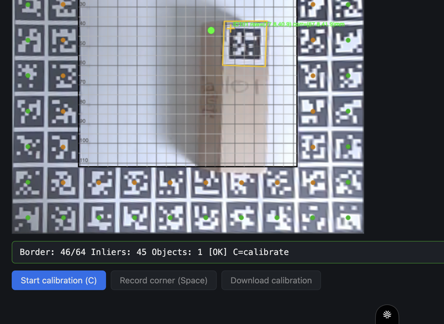 image of camera calibration
